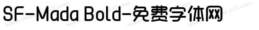 SF-Mada Bold字体转换